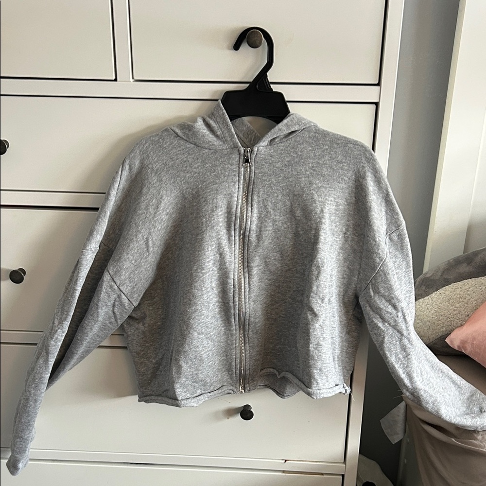 Art Class Heather Gray Zip-Up Hoodie